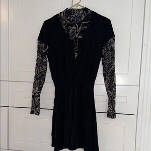 Alberto Makali Black Long-Sleeve Women's Dress